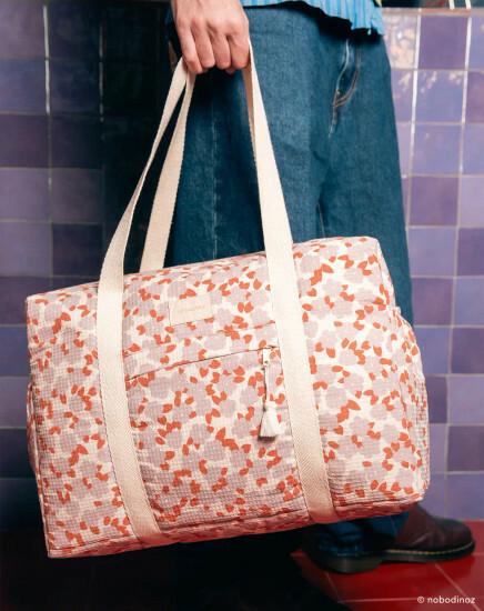 Nobodinoz Waterproof maternity bag Opera mauve sakura